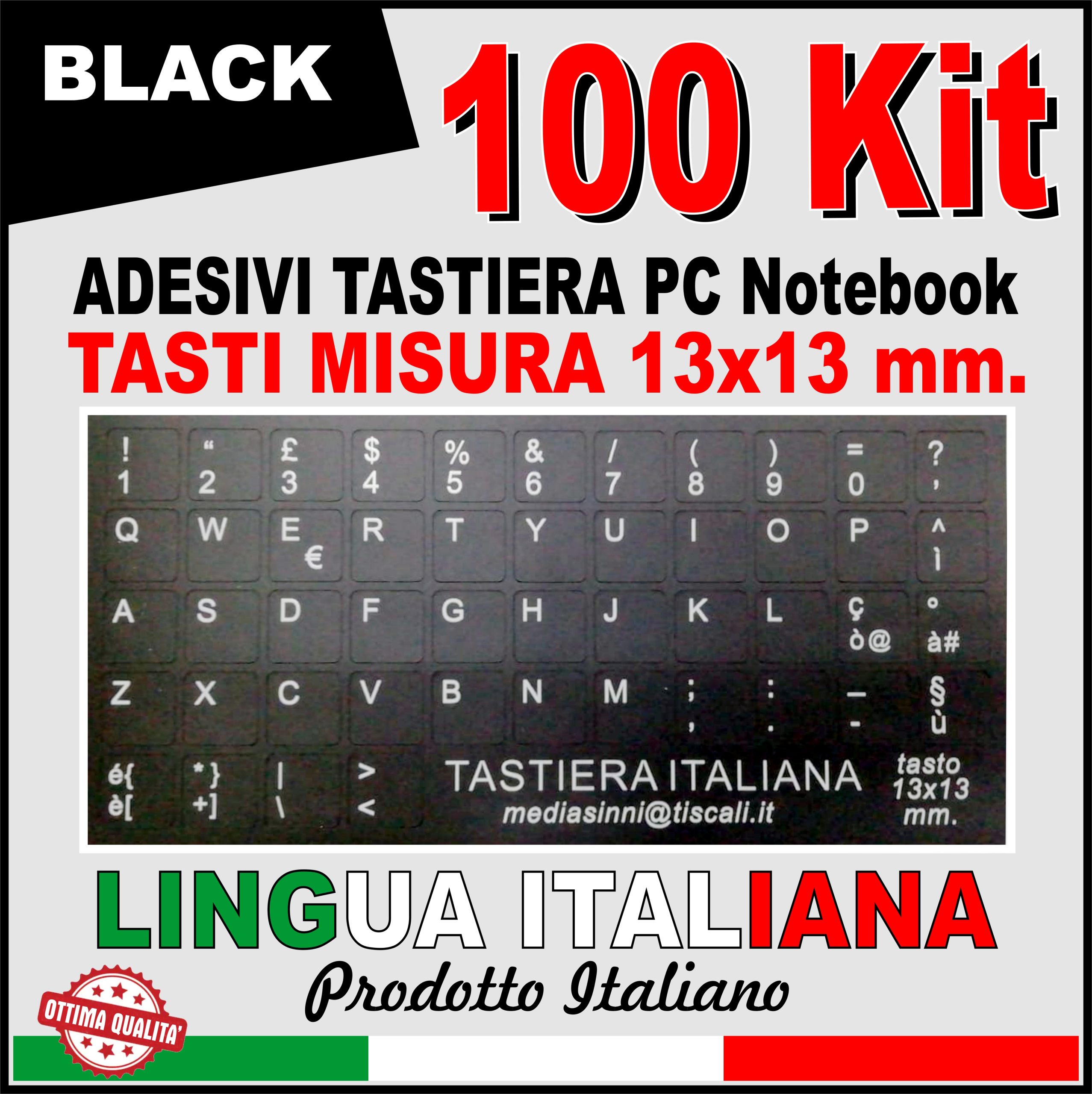 Kiwistar Adesivo Per Auto Con Scritta In Italiano – Nero Opaco, Scegli La Frase, Perfetto Per Tuning Su Camper, Moto E Laptop
